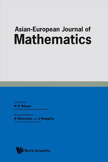 Asian-european Journal Of Mathematics 