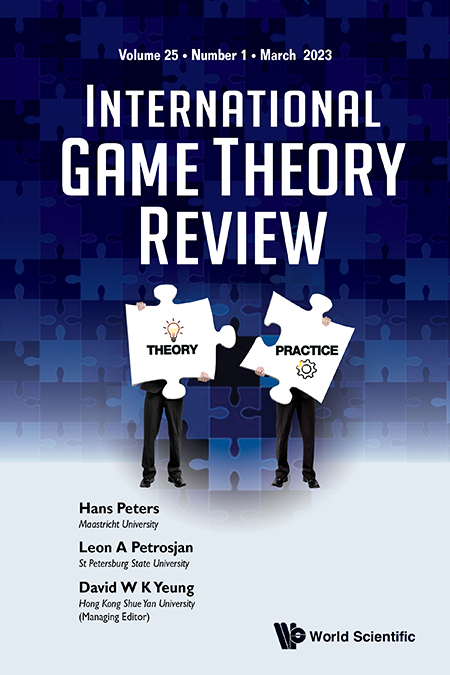International Game Theory Review cover
