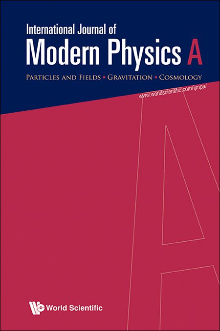 International Journal of Modern Physics A cover