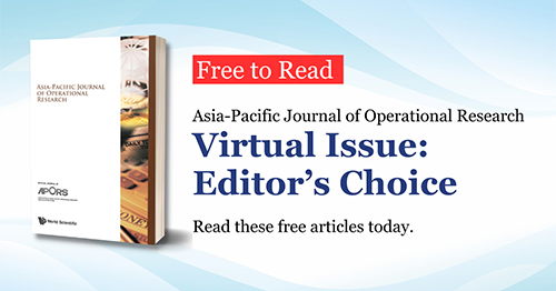 Asia-Pacific Journal of Operational Research